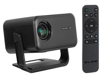 Projektor przenośny BLOW AndroidTV FullHD MaxView czarny
