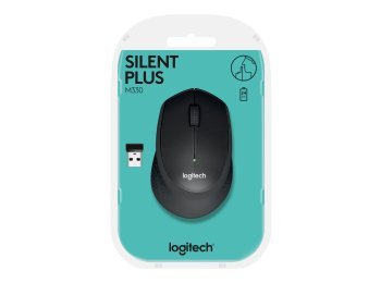 Mysz Logitech M330 910-004909 (USB 2.0; kolor czarny; optyczna)