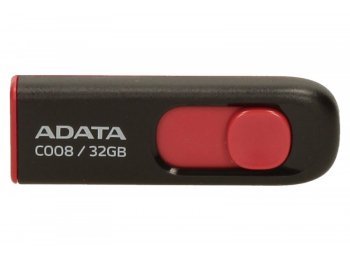 Pendrive DashDrive Classic C008 32GB USB2.0 czarno-czerwone