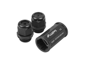 Adapter złączka sieciowa RJ45 - RJ45 kat.6 ekranowany wodoodporny IP67