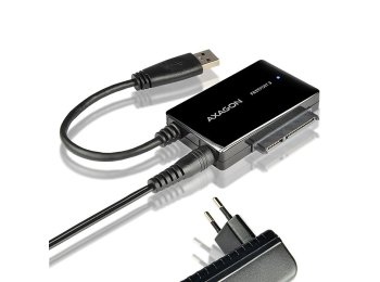 ADSA-FP3 Adapter USB 3.2 Gen 1 - SATA 6G HDD FASTport3 (2.5", 3.5", 5.25") w tym zasilacz