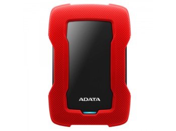 Dysk zewnętrzny HDD ADATA HD330 (1TB ; 2.5'' ; USB 3.2 gen. 1 ; czerwony)