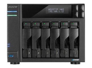 Asustor LOCKERSTOR 6 NAS Komputer stacjonarny Intel® Celeron® N5105 8 GB DDR4 HDD ADM Czarny