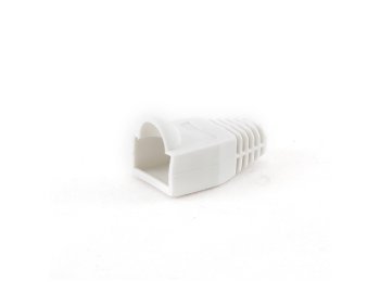 Osłonka na wtyk RJ45 100 sztuk/biała