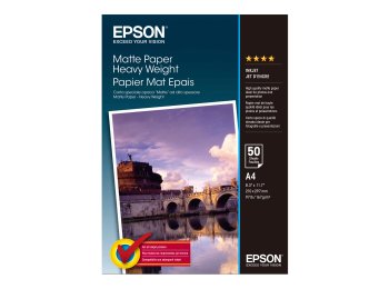 EPSON C13S041256 Papier Epson Epson matte Heavyweight 167g A4 50ark