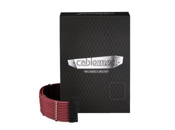 CableMod C-Series PRO ModMesh Zestaw do Corsair AXi/HXi/RM (żółta etykieta) - krwista czerwień