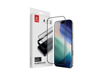 3D Armour Glass - Szkło hartowane iPhone 18 Pro / 17 Pro + ramka instalacyjna