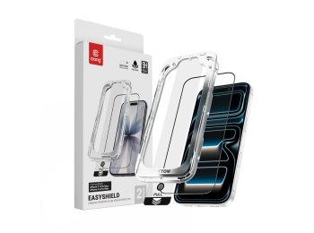 EasyShield 2-Pack - Szkło hartowane z aplikatorem iPhone 18 Pro Max / 17 Pro Max / 16 Pro Max (2 sztuki)