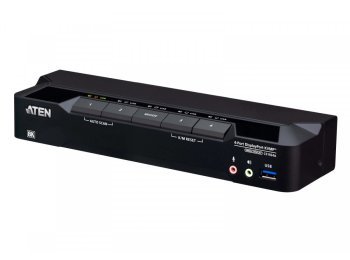Przełącznik KVMP 4-Port USB 3.0 8K DisplayPort