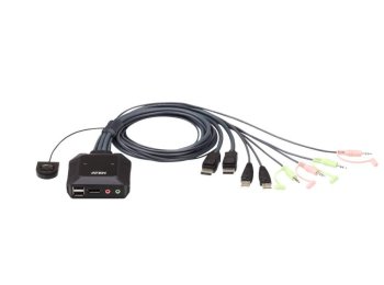 Przełącznik 2 portowy USB DP Cable KVM Switch CS22DP