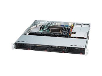 Supermicro 1U 4x3,5" typu hot-swap SAS/SATA 2x400W Platinum