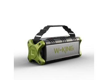 Głośnik bezprzewodowy Bluetooth W-KING D8 zielony