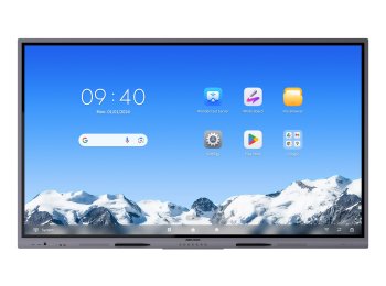 Hikvision DS-D5C75RB/A2L signage display Interaktywny płaski panel 190,5 cm (75") LED Wi-Fi 480 cd/m2 4K Ultra HD Szary Ekran dotykowy Procesor wbudowany Android 16/7