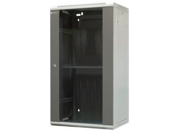 EmiterNet Szafa wisząca niedzielona 19" 22U, drzwi blacha/ szkło, 600×450×1083mm szer./gł./wys.