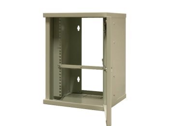 EmiterNet Szafa wisząca niedzielona 10'' 9U, drzwi blacha, 325×330x445mm (szer./gł./wys.)
