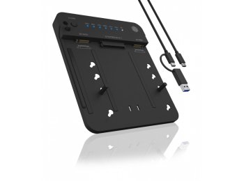 Stacja dokująca/klonująca IB-2915MSCL-C31 M.2 dla M.2 0NVMe i SATA 2,5/3,5 SSD/HDD