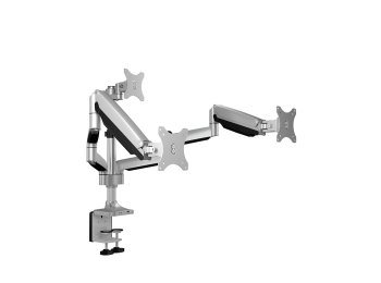 Ramię monitora IcyBox do 3 monitorów do 32" USB/AUDIO zewnętrzna sprzedaż detaliczna