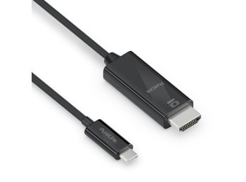PureLink IS2201-010 adapter kablowy 1 m USB Type-C HDMI Czarny