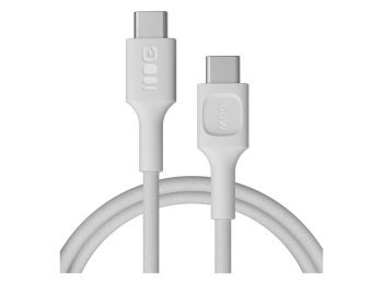 Kabel USB-C-USB-C PowerStream 100W oplot 2m biały
