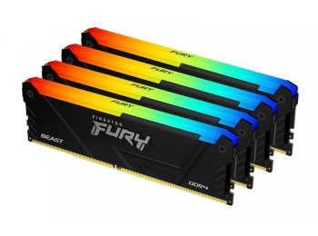 Pamięć DDR4 Fury Beast RGB 128GB(4*32GB)/3600 CL18