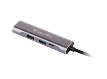 Adapter (HUB) USB typu C na HDMI/USB3.0/USB2.0/C port