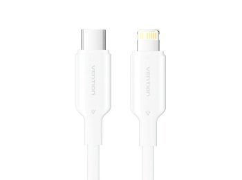 Kabel USB-C do Lightning 3A 480Mbps 1m biały