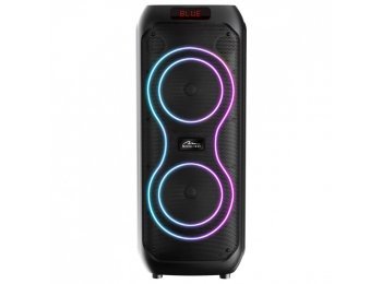 Głośnik bluetooth power audio MAX MT3185 Bluetooth 5.3+EDR/TWS/MP3/MicroSD/USB/AUX/Karaoke/USB-C/RMS 120W/PMPO 1400W