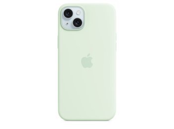 Silikonowe etui Apple z MagSafe Soft Mint, do Apple iPhone 15 Plus, MT103ZM/A