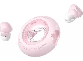 Słuchawki bezprzewodowe Vention Donut-Shaped BT 5.3 IPX4 różowe
