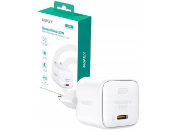 PA-B1L White Omnia II Mini ładowarka sieciowa 1xUSB-C PowerDelivery 30W 5A