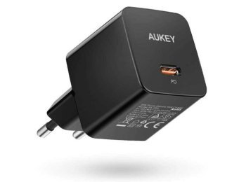 PA-Y20S Black Mini ładowarka sieciowa 1xUSB-C 20W PD Power Delivery