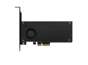 PCEM2-DC Adapter wewnętrzny PCIe x4, 1x M.2 NVMe M-key + 1x SATA B-key slot, chłodnica, SP & LP + radiator