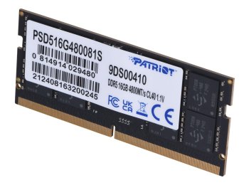 PATRIOT SIGNATURE SO-DIMM DDR5 16GB 4800MHz 1 Rank
