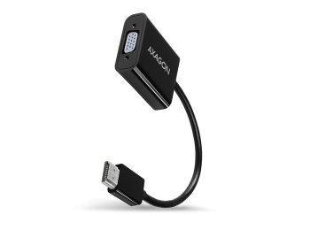 RVH-VGAN Adapter aktywny HDMI -> VGA FullHD, wyjście audio, micro USB złącze zasilania