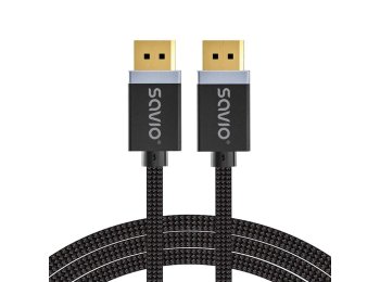 Kabel DP v1.4 (M), 8K/60Hz, FHD, 3 m, CL-176