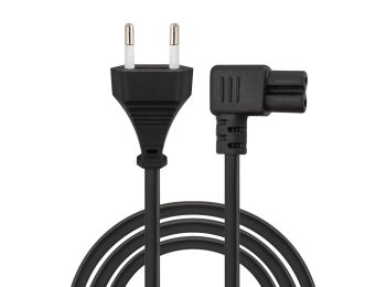 Kabel zasilający 2pin, C7 kątowy 5m, CL-186