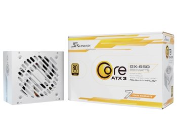 Zasilacz SeaSonic Core GX-650 SRP-CGX651-A5A32SF-W ATX 3 650W Biały