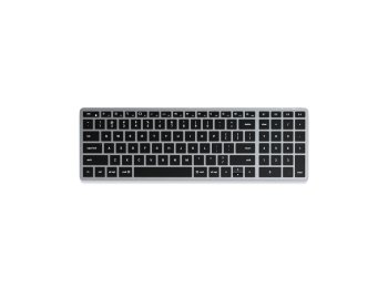 Satechi Slim X2 Bluetooth Backlit Keyboard - bezprzewodowa klawiatura z układem numerycznym (space gray) US