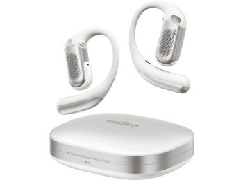 SHOKZ OpenFit Pro Zestaw słuchawkowy True Wireless Stereo (TWS) Nauszny, Otwarty na ucho Połączenia/Muzyka/Sport/Codzienność Bluetooth Biały
