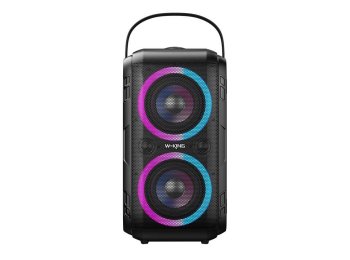 Głośnik bezprzewodowy Bluetooth W-KING T9-2 80W czarny