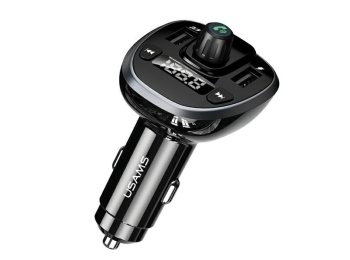 Zestaw głośnomówiący C21 z transmiterem FM MP3 Bluetooth 2xUSB 3,4A