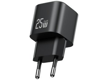 Ładowarka sieciowa JC Series CC289 25W GaN Fast Charger USB-C czarna