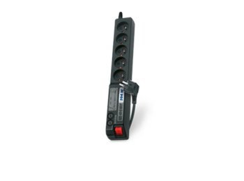Listwa przeciwprzepięciowa Acar 504WF EMI/RFI (3m ; czarny)