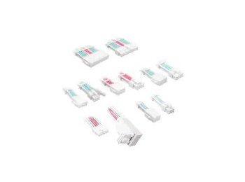 Kolink Core Pro Braided Cable Extension Kit 12V-2x6 Type 2 - Brilliant White/Neon Blue/Pure Pink