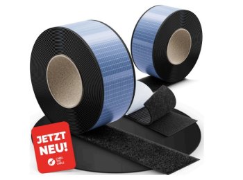 Label-the-cable LTC 1610-5-50 srebrna taśma klejąca Nadaje się do użytku w pomieszczeniach Przystosowane do użytku na zewnątrz 5 m Czarny