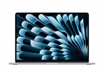 MacBook Air 15.3 cala: M5 10/10, 16GB, 1TB SSD, bez zasilacza - Błękitny