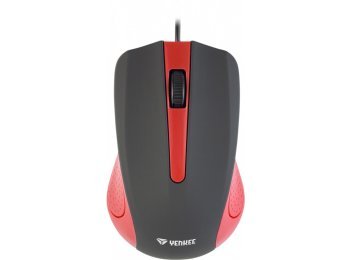Mysz przewodowa USB 3 przyciski, gumowana powierzchnia