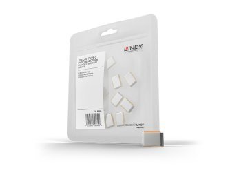 Lindy 40440 bloker portów Blokada portu USB Type-C Pomarańczowy Kopolimer akrylonitrylo-butadieno-styrenowy (ABS) 10 szt.