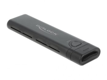 DeLOCK Obudowa zewnętrzna USB Type-C na M.2 NVMe PCIe lub SATA SSD - Beznarzędziowa