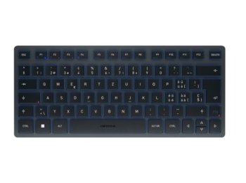 CHERRY TAS KW 7100 MINI BT Bezprzewodowy układ CH-Slate Niebieski